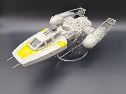 Vintage 4th Moon Toys Star Wars Supplies Acrylic Display Stand for Y-Wing (Vintage, POTF2, 30th, TVC)