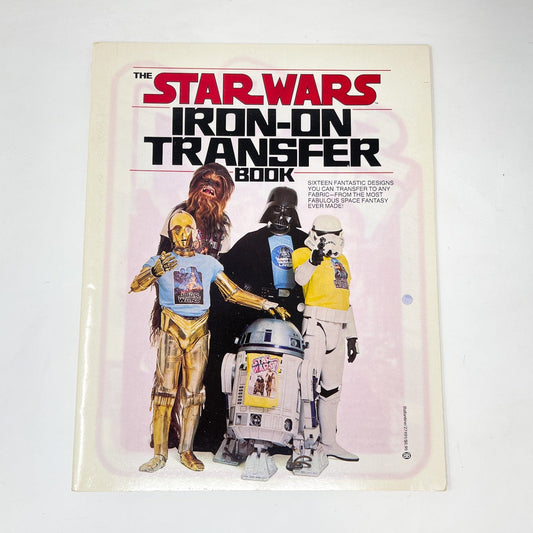 Vintage Ballantine Star Wars Non-Toy Star Wars Iron-On Transfer Book (1977)