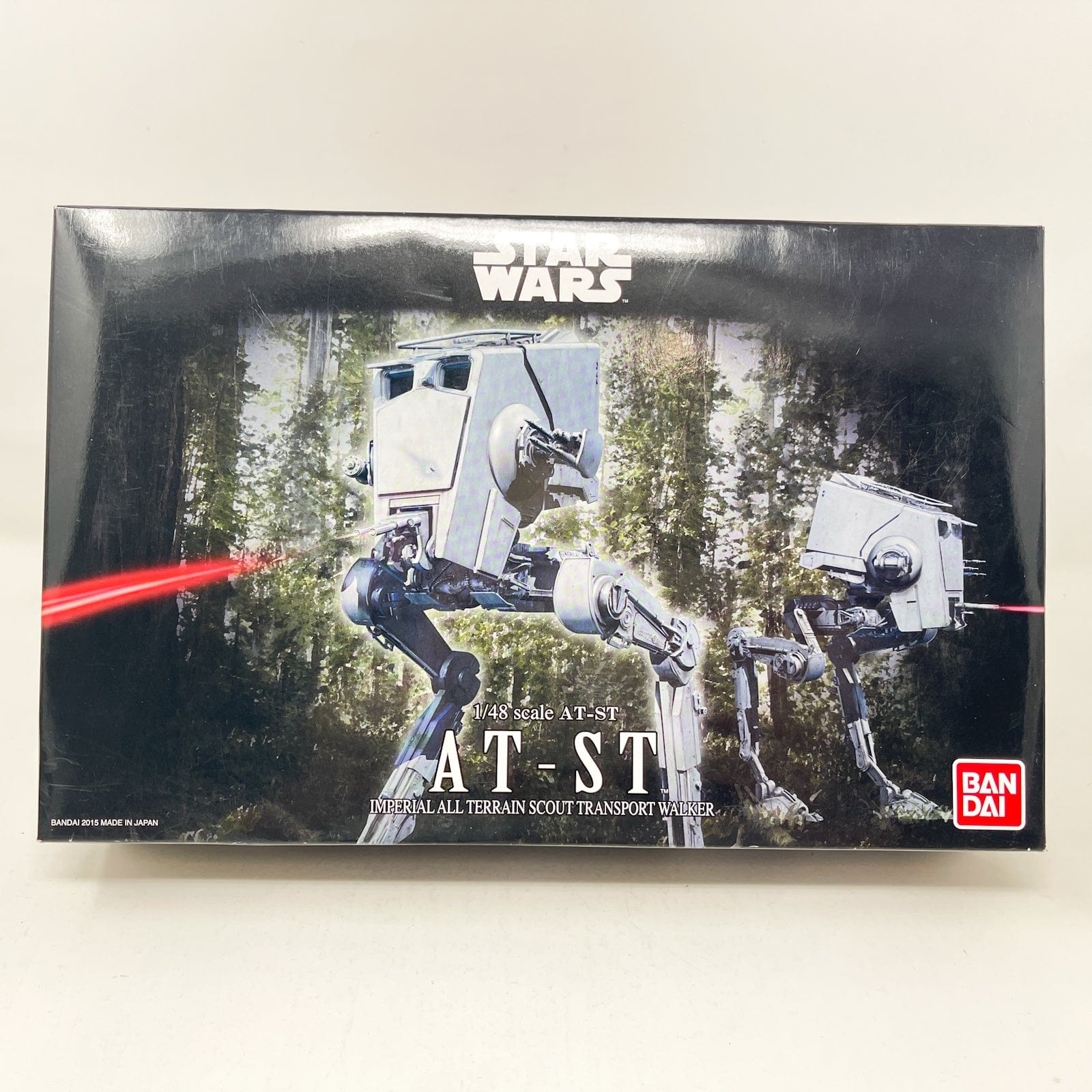 Vintage Bandai Star Wars Modern Other Bandai AT-ST 1/48 Scale Star Wars Model Kit (2015)