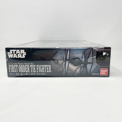 Vintage Bandai Star Wars Modern Other Bandai First Order TIE Fighter 1/72 Scale Star Wars Force Awakens Model Kit (2017)