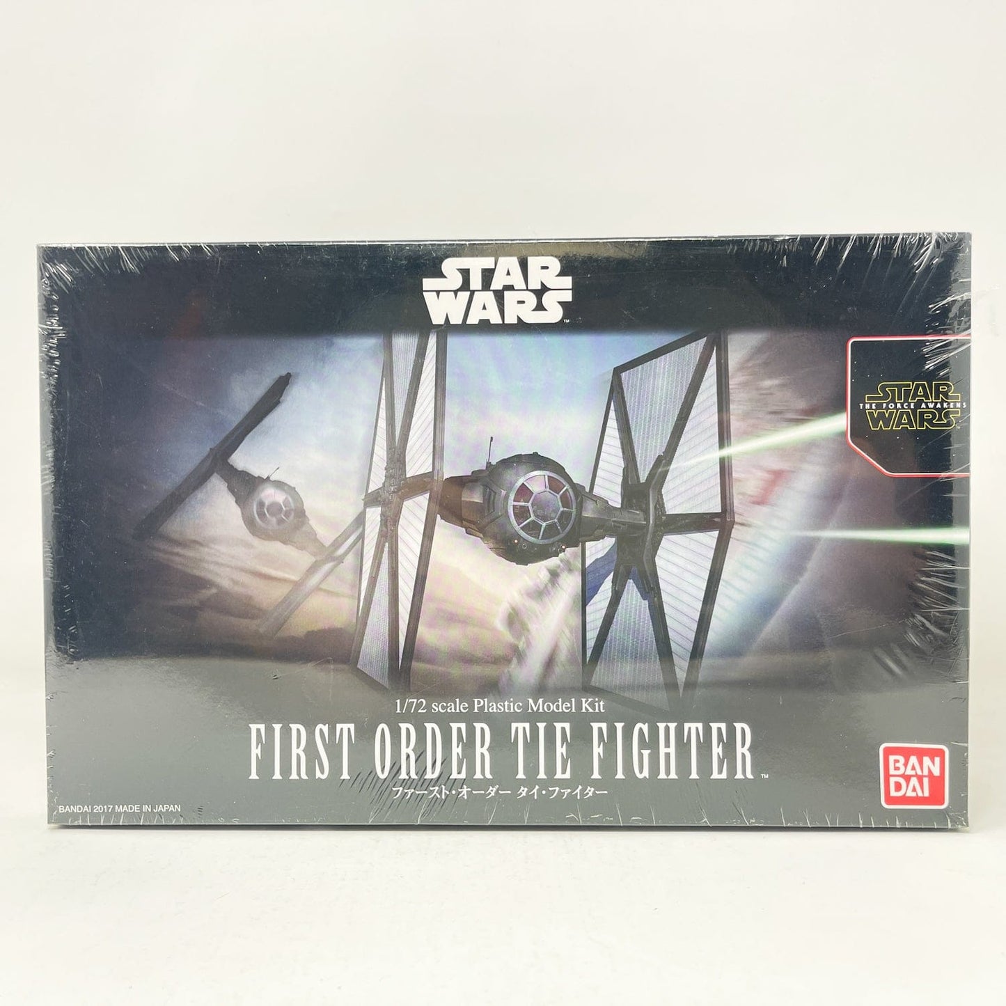 Vintage Bandai Star Wars Modern Other Bandai First Order TIE Fighter 1/72 Scale Star Wars Force Awakens Model Kit (2017)