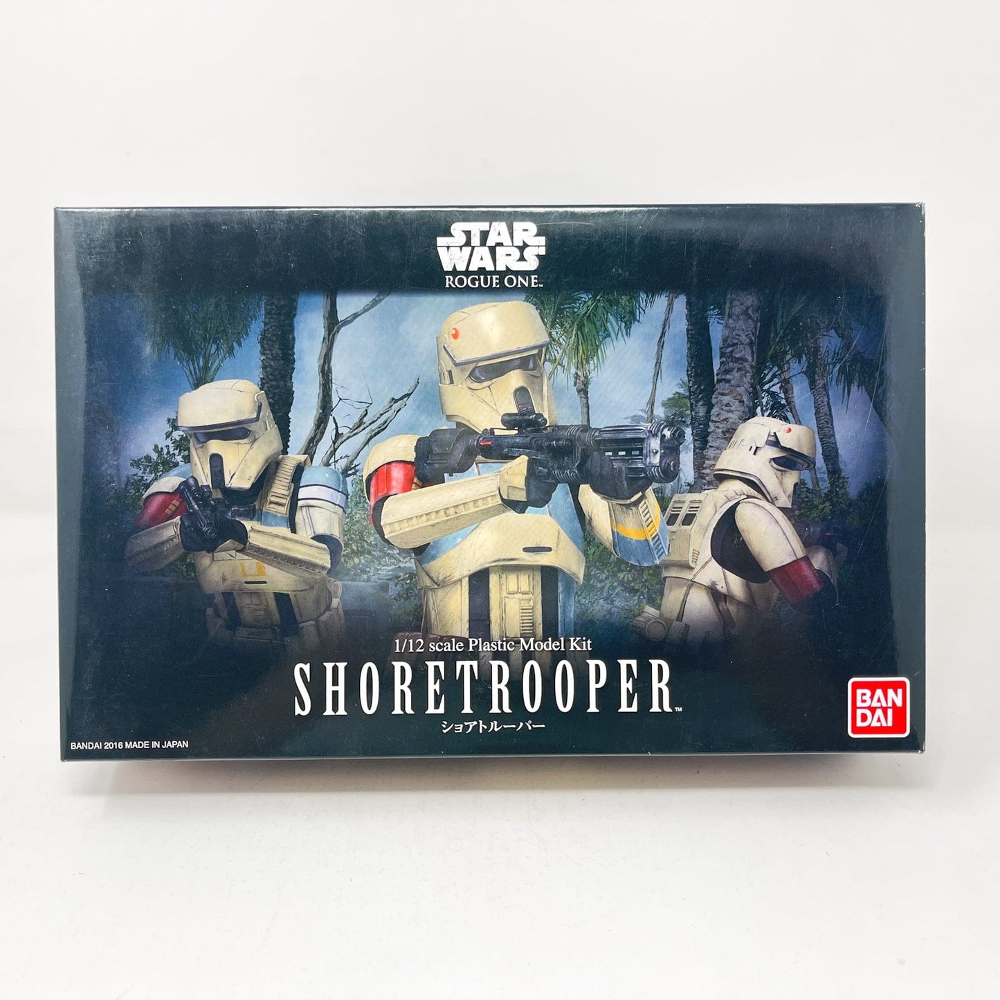 Vintage Bandai Star Wars Modern Other Bandai Shoretrooper 1/12 Scale Star Wars Rogue One Model Kit (2016)