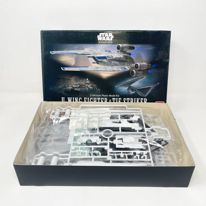 Vintage Bandai Star Wars Modern Other Bandai U-Wing Fighter & TIE Striker 1/144 Scale Star Wars Rogue One Model Kit Set (2017)