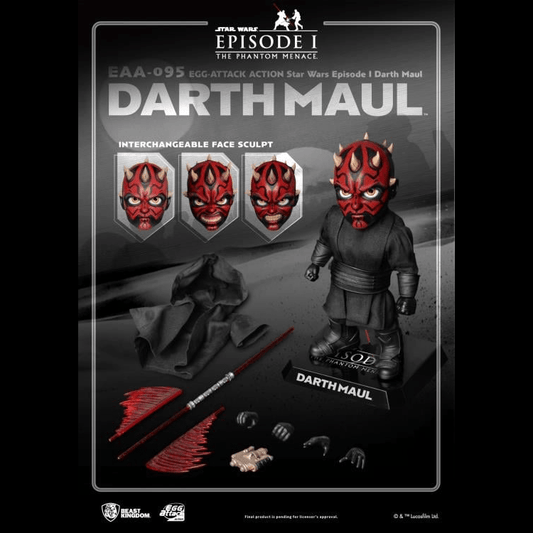 Vintage Beast Kingdom Star Wars Modern Other Darth Maul Episode 1 - 6-Inch Super Articulated Star Wars Figure (Egg Attack EAA-095)