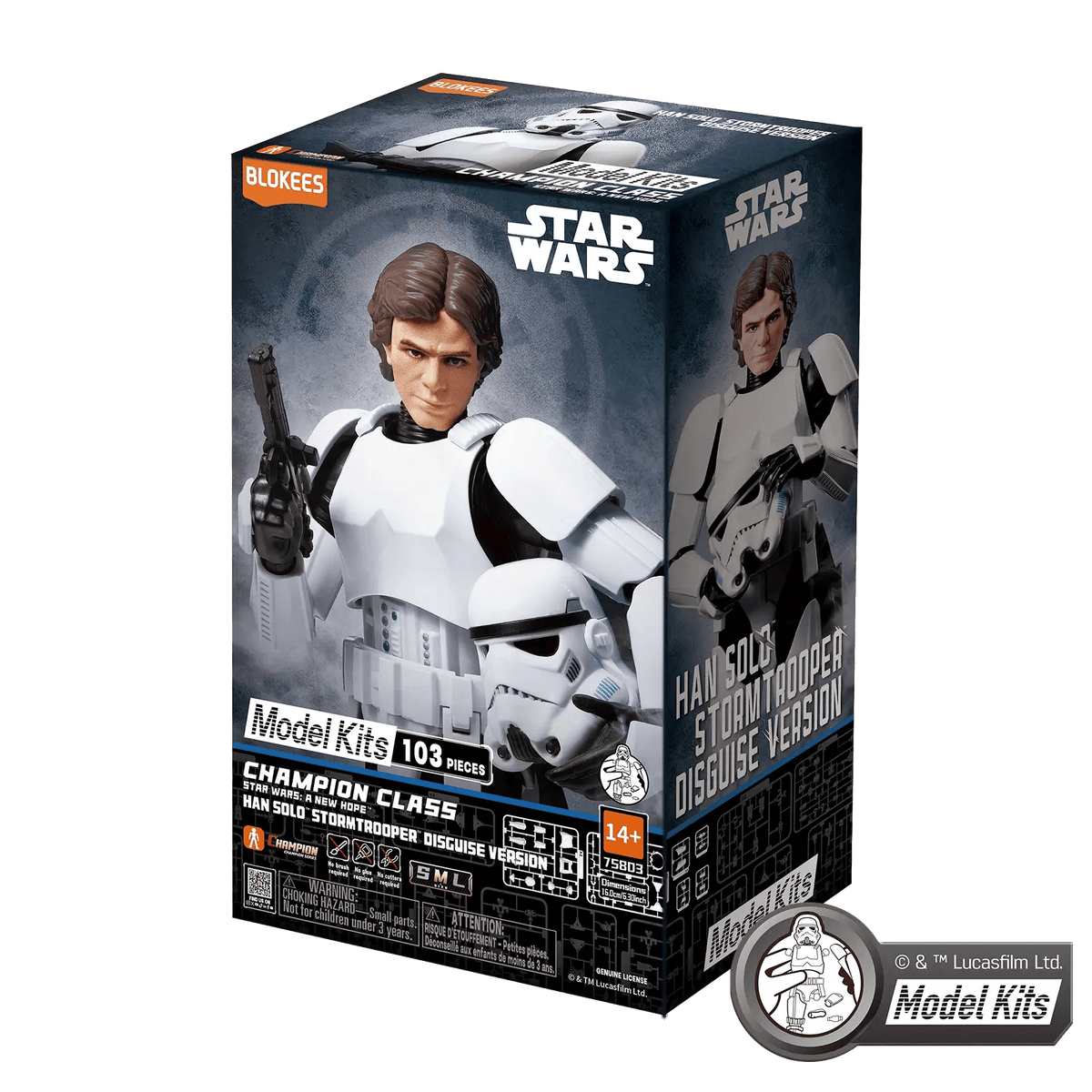 Vintage Blokees Star Wars Modern Other Han Solo Stormtrooper Disguise (Champion Class 03) – Blokees Star Wars Model Kit (2025)
