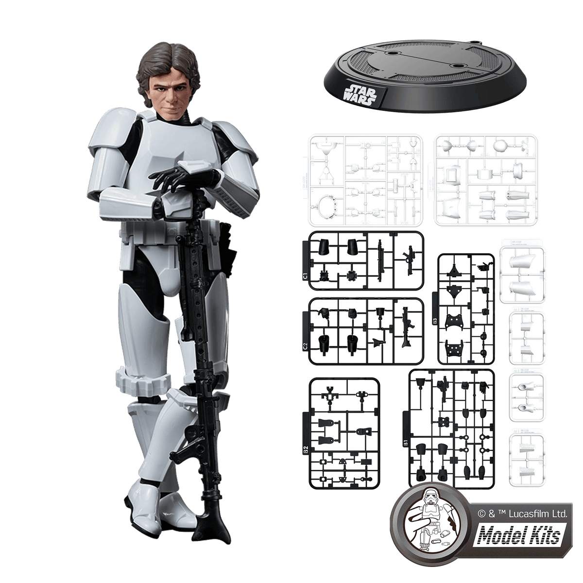 Vintage Blokees Star Wars Modern Other Han Solo Stormtrooper Disguise (Champion Class 03) – Blokees Star Wars Model Kit (2025)