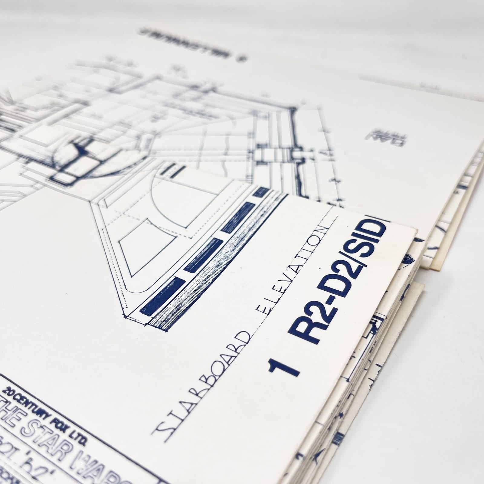 Vintage Book Star Wars Non-Toy Star Wars Blueprints Portfolio