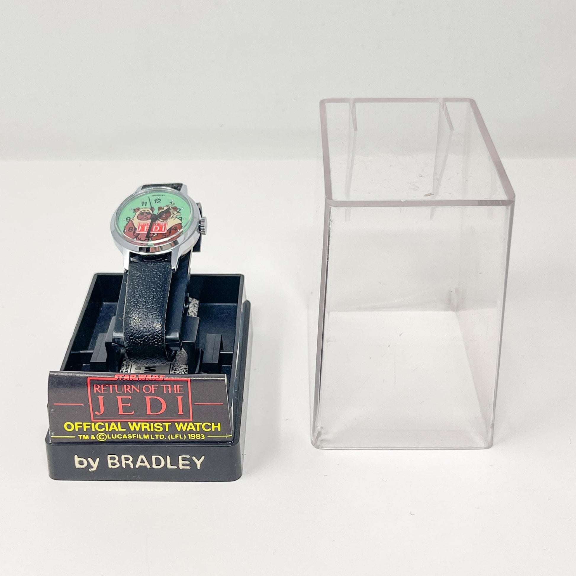 Vintage Bradley Star Wars Non-Toy Return of the Jedi Wicket & Paploo Watch in Box