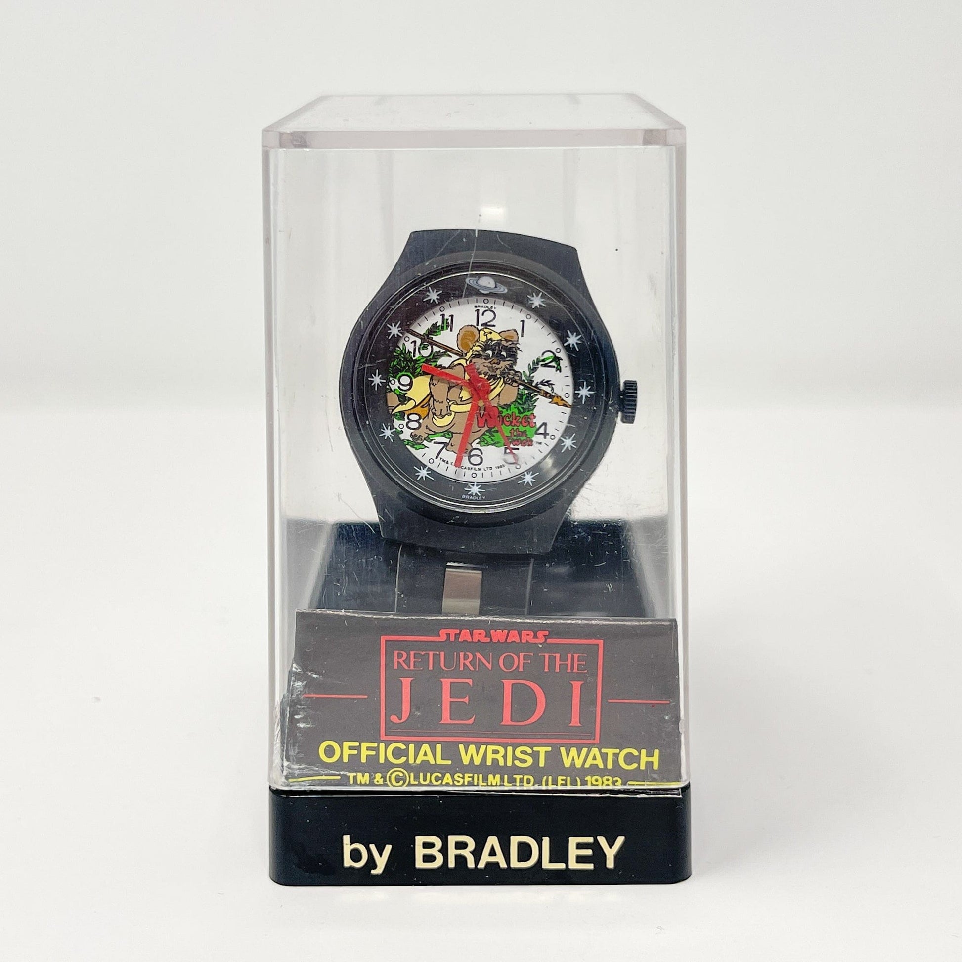 Vintage Bradley Star Wars Non-Toy Return of the Jedi Wicket Watch in Box