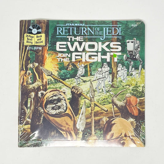 Vintage Buena Vista Star Wars Non-Toy The Ewoks Join The Fight Read-A-Long Book - SEALED (1983)