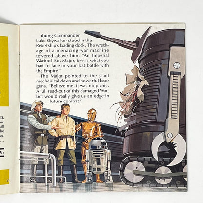 Vintage Buena Vista Star Wars Vinyl Droid World Read-A-Long Book (1983)