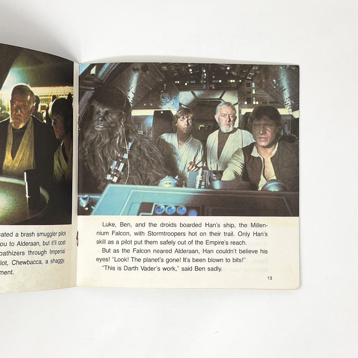 Vintage Buena Vista Star Wars Vinyl Star Wars Read-A-Long Book