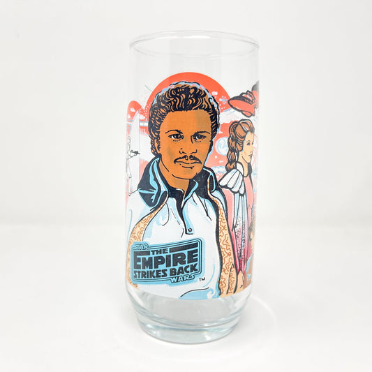 Vintage Burger King Star Wars Non-Toy Burger King Empire Strikes Back Lando Calrissian Glass