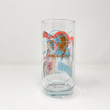 Vintage Burger King Star Wars Non-Toy Burger King Empire Strikes Back Lando Calrissian Glass