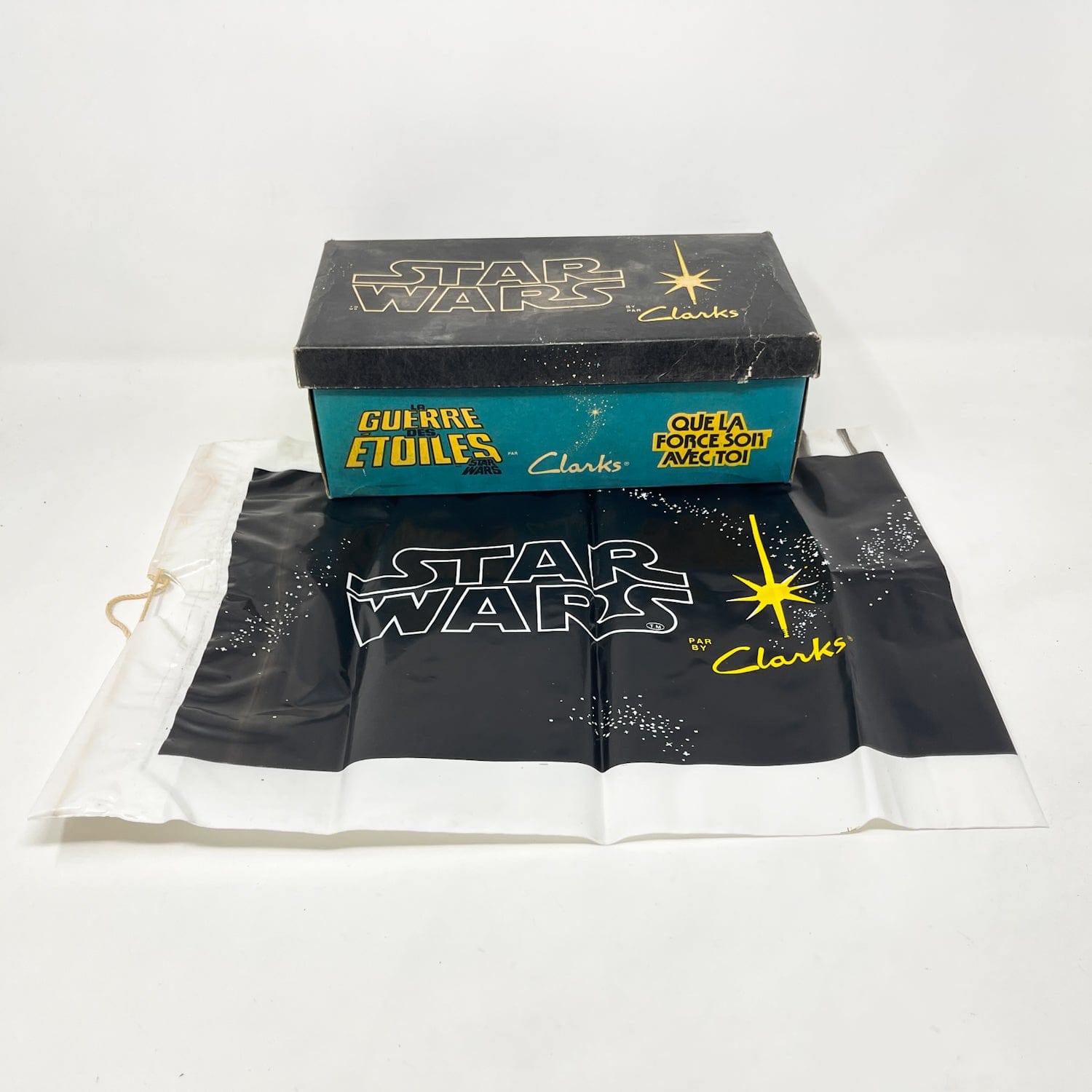 Vintage Clarks Star Wars Non-Toy Clarks Darth Vader Shoes in Canadian Box