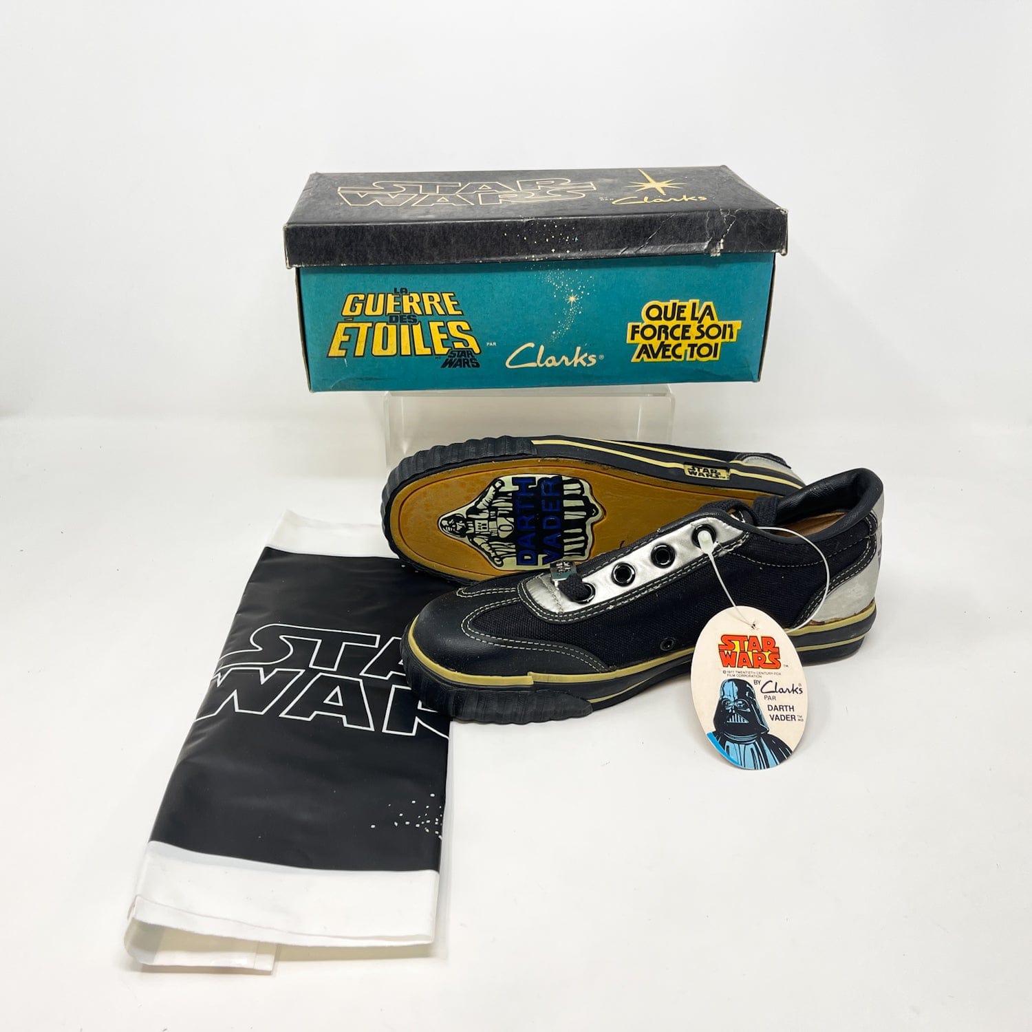Clarks Darth Vader Shoes in Canadian Box w/ Tag Vintage Star Wars