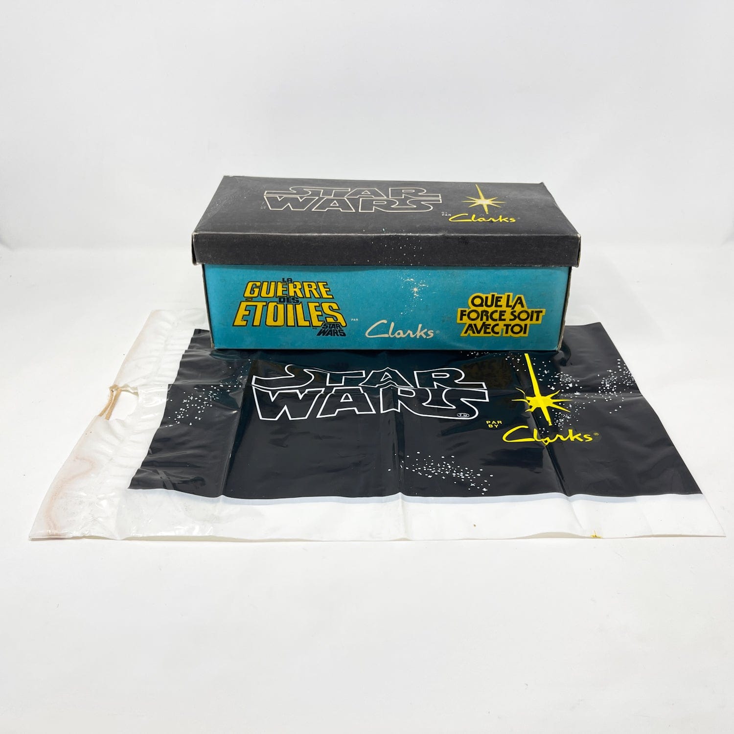 Vintage Clarks Star Wars Non-Toy Clarks Darth Vader Shoes in Canadian Box