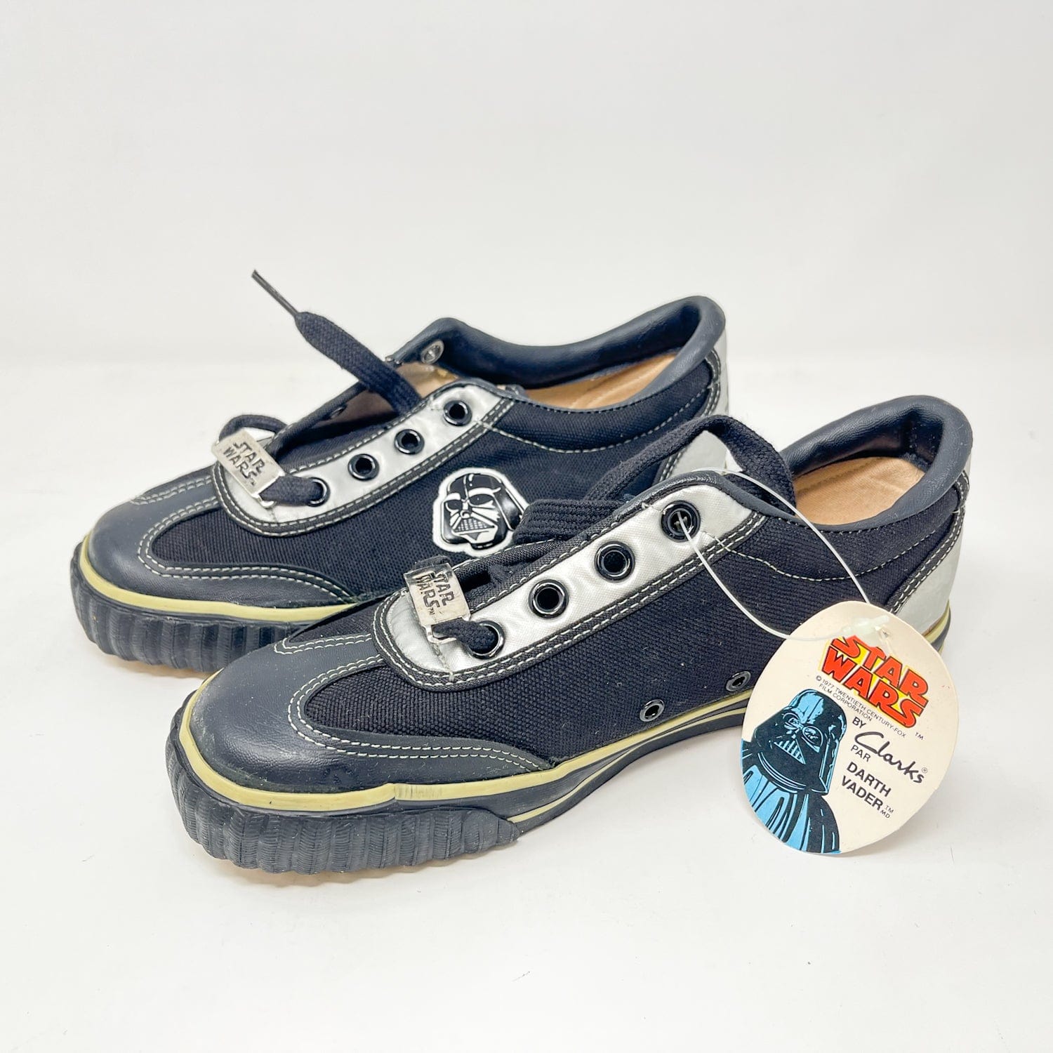 Vintage Clarks Star Wars Non-Toy Clarks Darth Vader Shoes in Canadian Box
