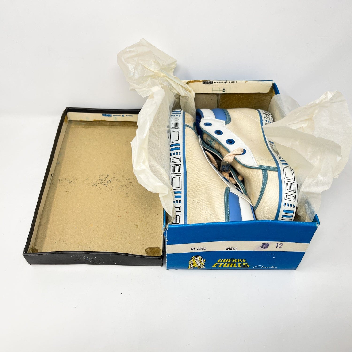Vintage Clarks Star Wars Non-Toy Clarks R2-D2 Shoes in Canadian Box
