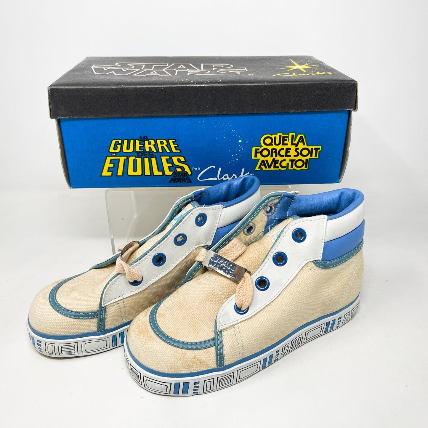 Vintage Clarks Star Wars Non-Toy Clarks R2-D2 Shoes in Canadian Box