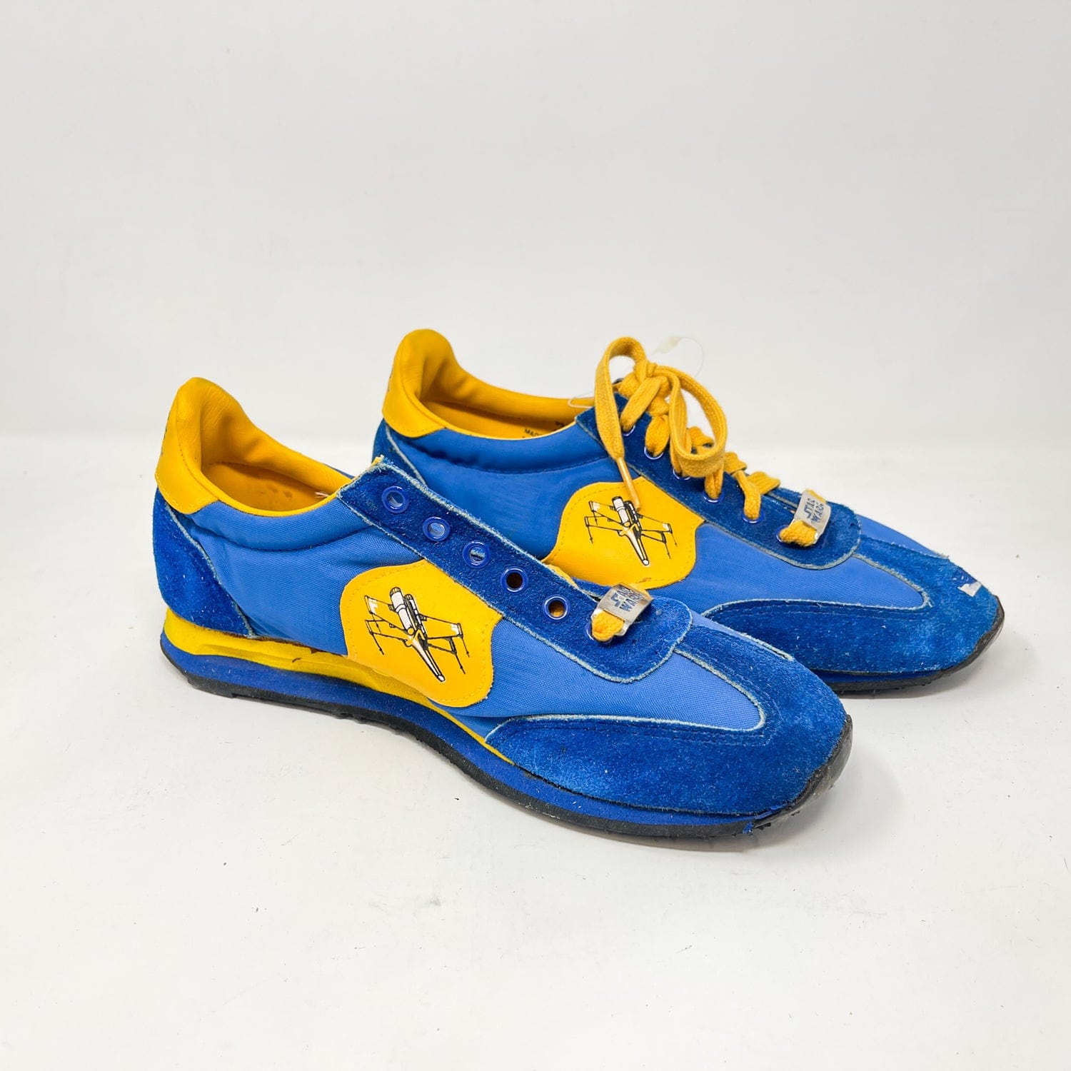 Vintage Clarks Star Wars Non-Toy Clarks Royal Blue X-Wing Shoes in Canadian Box in Box w/ Tag