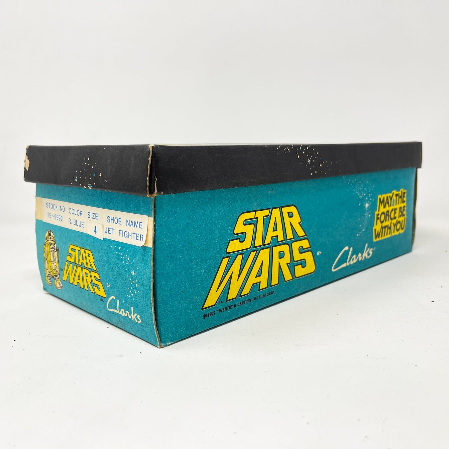 Vintage Clarks Star Wars Non-Toy Clarks Royal Blue X-Wing Shoes in Canadian Box in Box w/ Tag