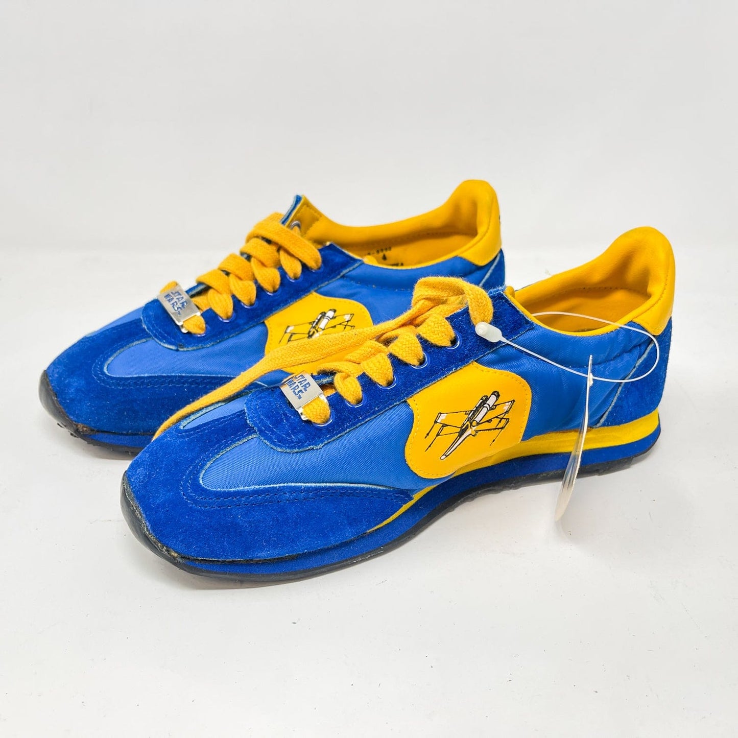 Vintage Clarks Star Wars Non-Toy Clarks Royal Blue X-Wing Shoes in Canadian Box in Box w/ Tag