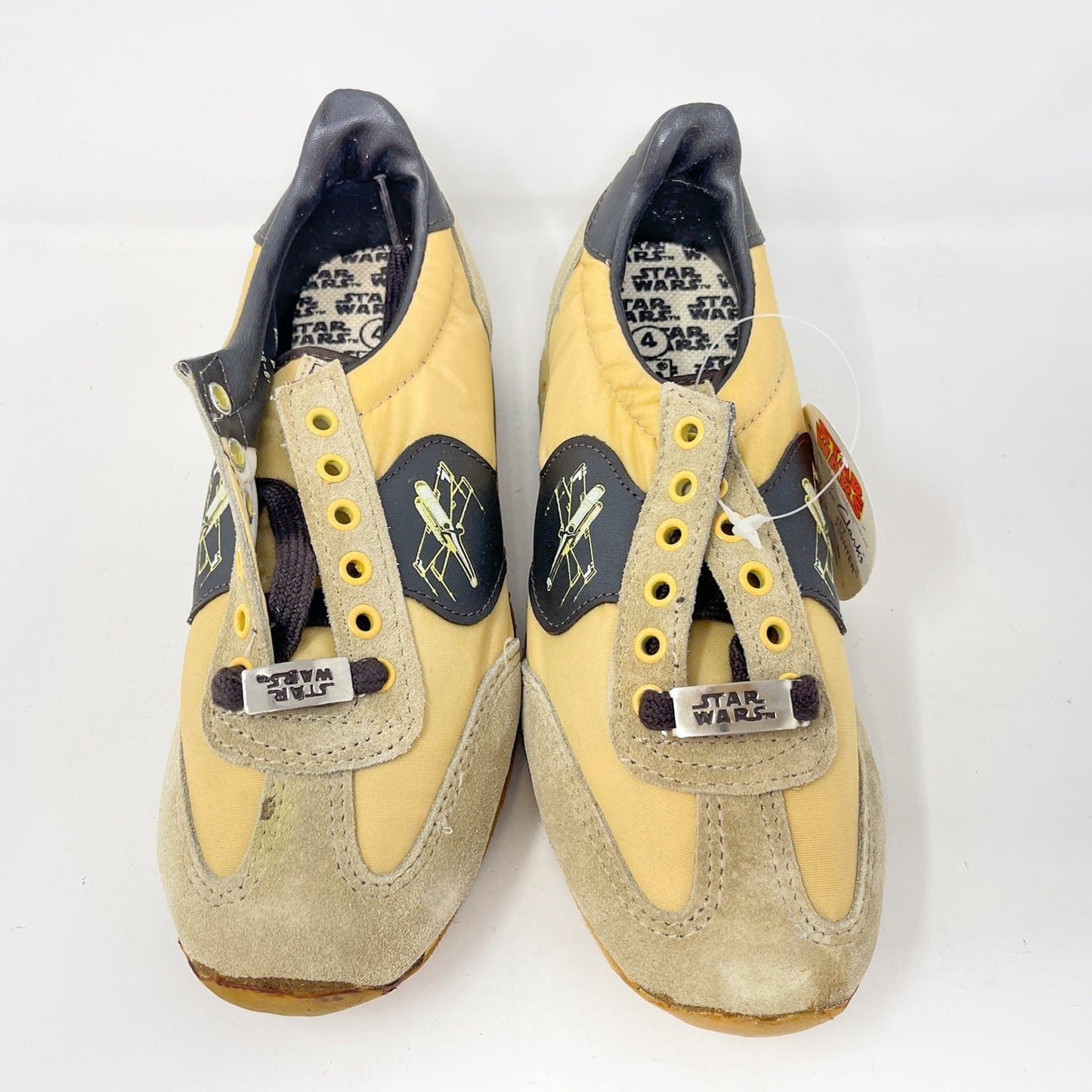 Vintage Clarks Star Wars Non-Toy Clarks X-Wing Shoes in Canadian Box w/ Tag