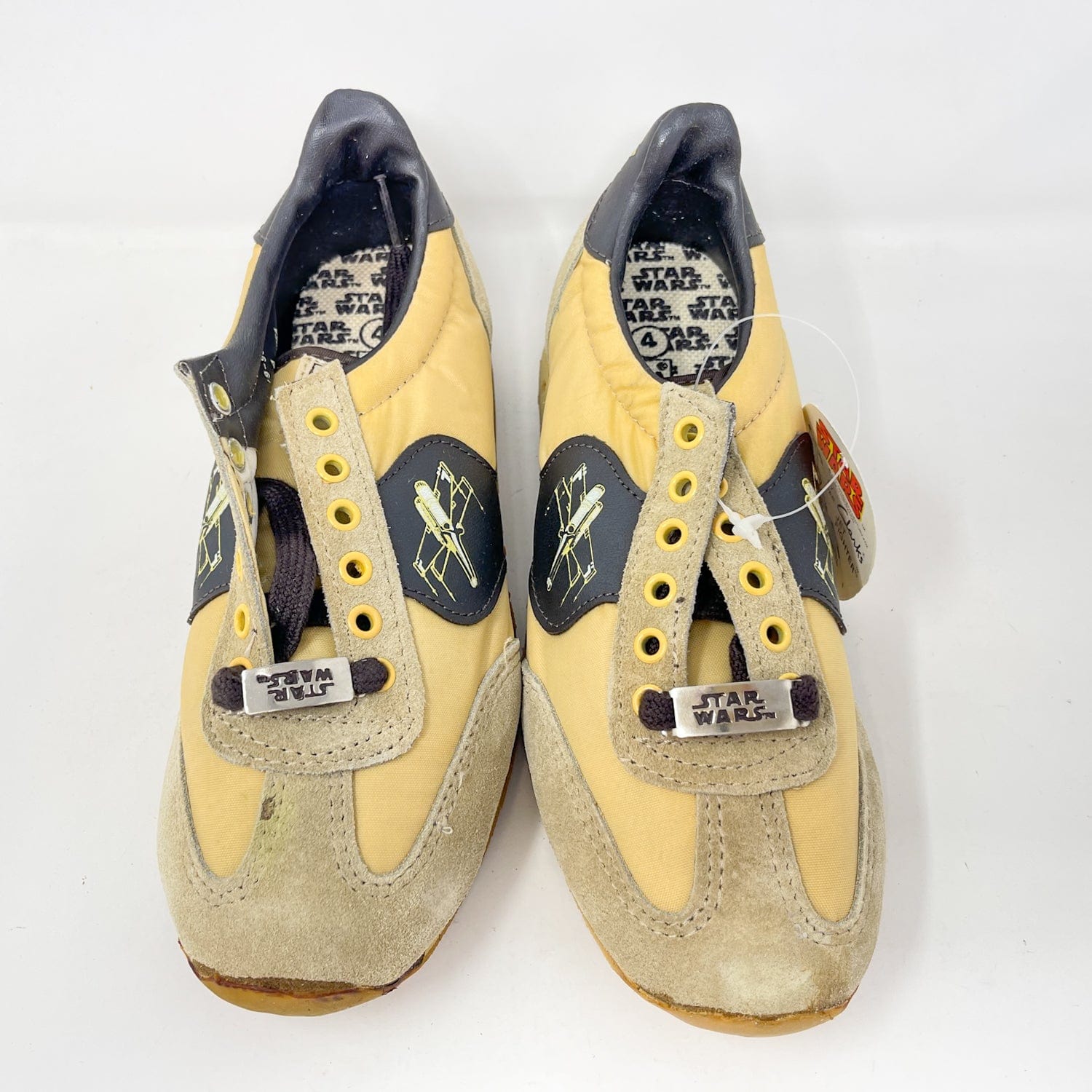 Vintage Clarks Star Wars Non-Toy Clarks X-Wing Shoes in Canadian Box w/ Tag