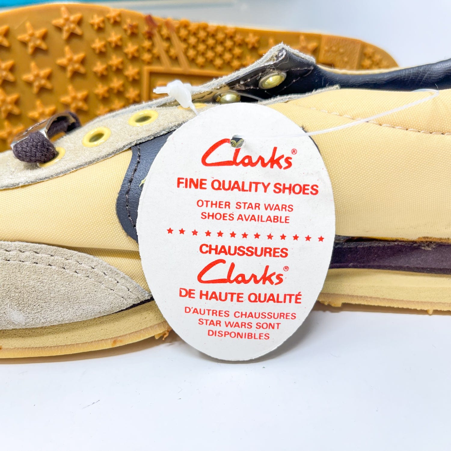 Vintage Clarks Star Wars Non-Toy Clarks X-Wing Shoes in Canadian Box w/ Tag