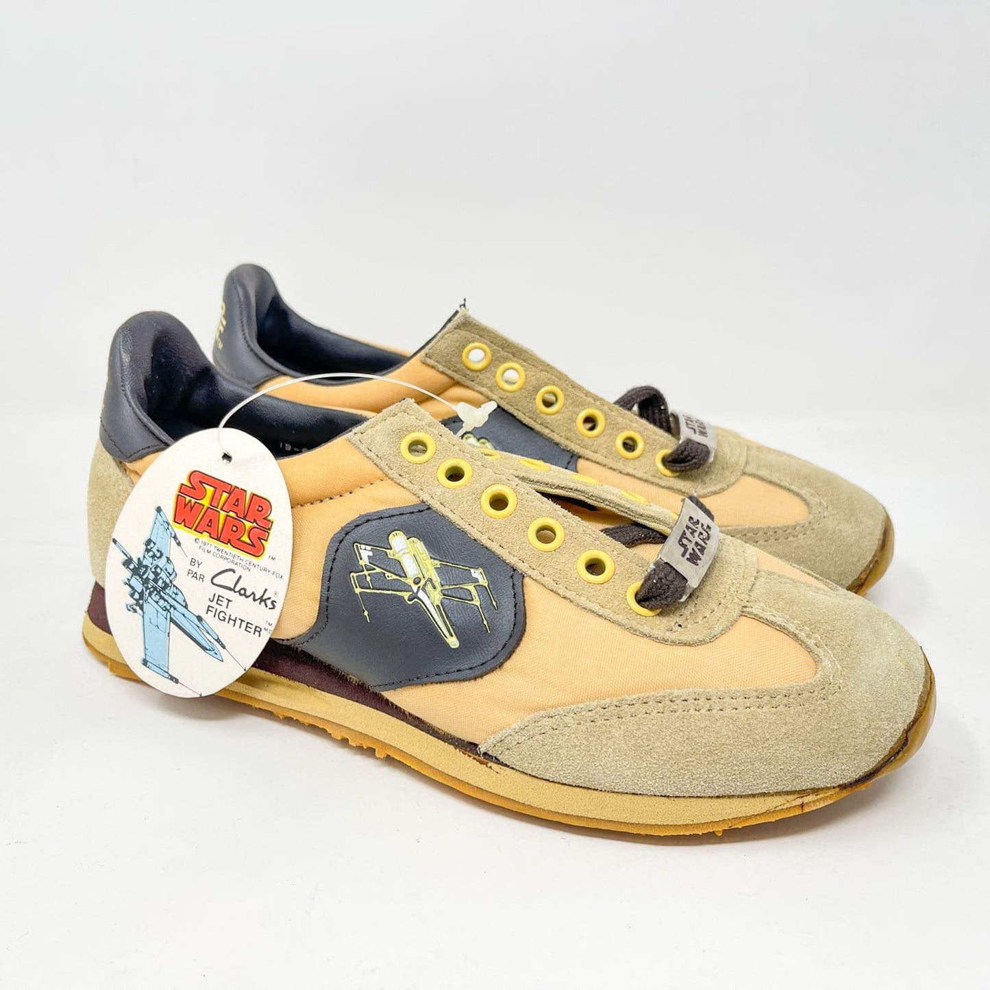 Vintage Clarks Star Wars Non-Toy Clarks X-Wing Shoes in Canadian Box w/ Tag