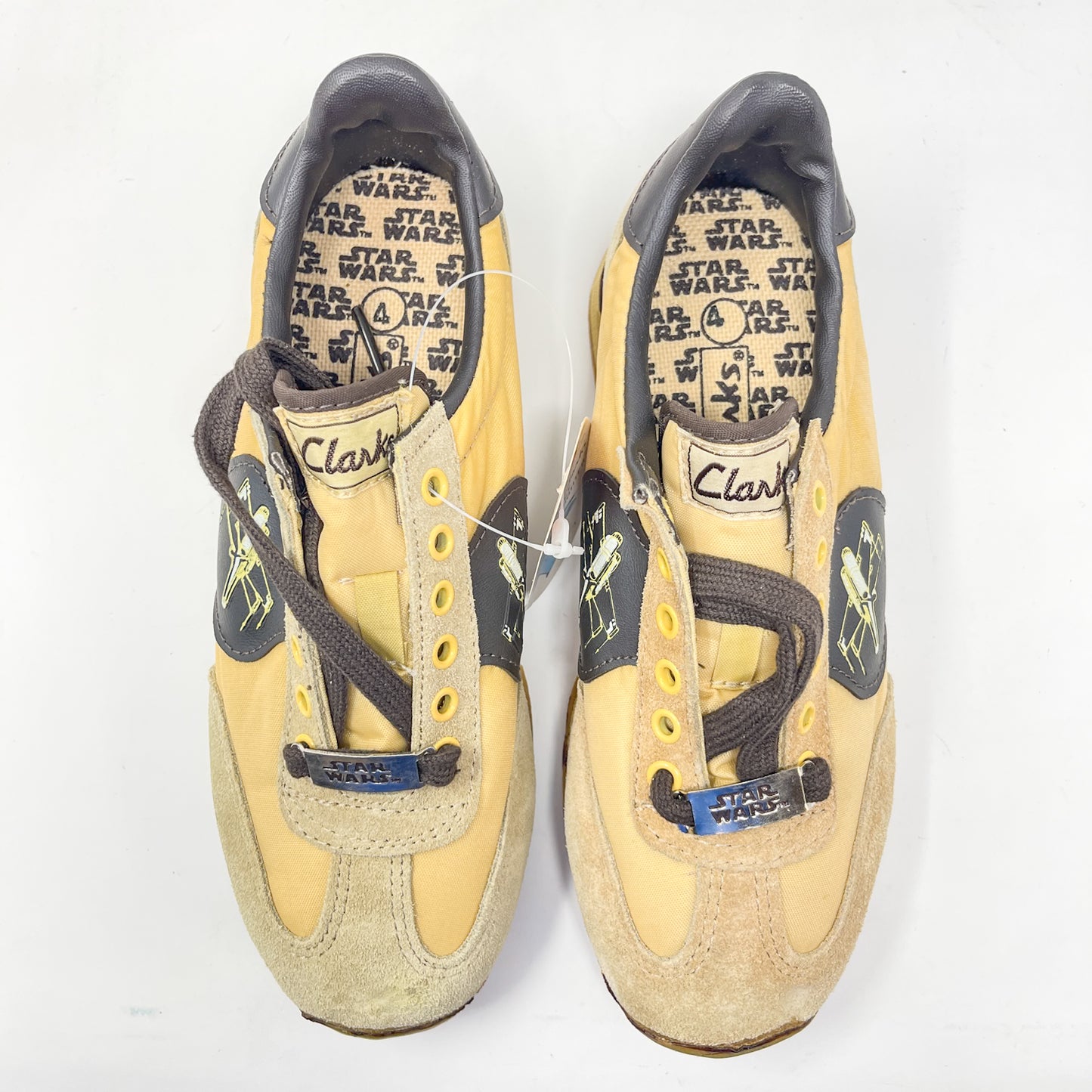 Vintage Clarks Star Wars Non-Toy Clarks X-Wing Shoes in Canadian Box w/ Tag