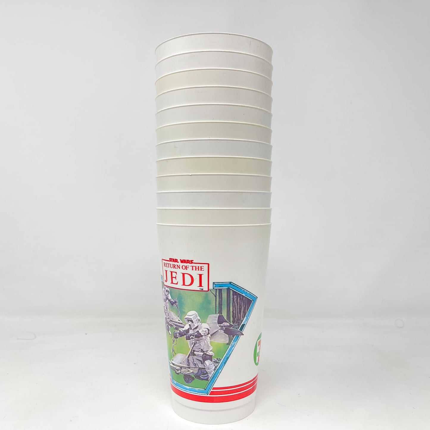 Vintage Coca-Cola Star Wars Non-Toy Canadian 7-11 ROTJ Cups - Set of 12 - Vintage (1983)