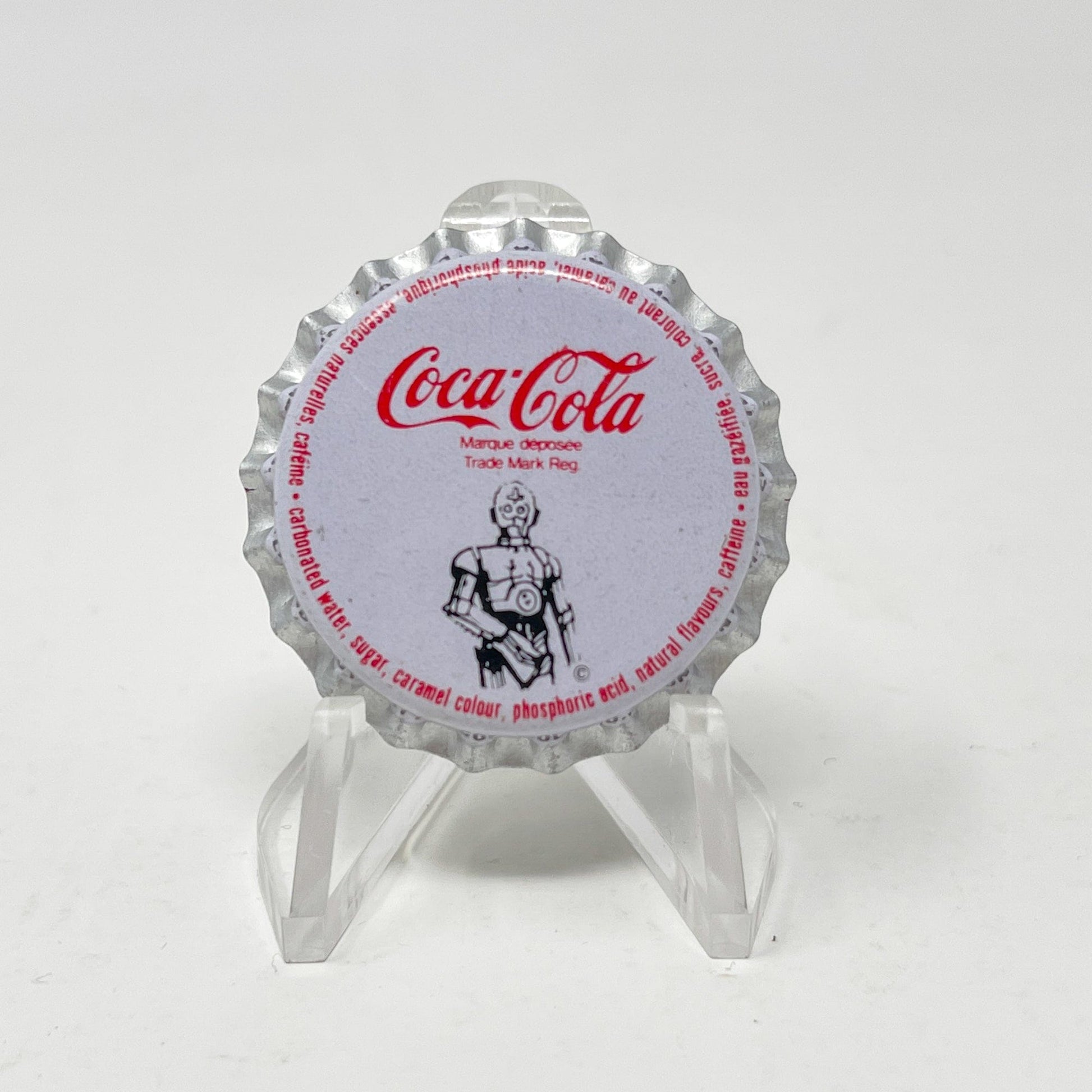 Vintage Coca-Cola Star Wars Non-Toy Coca-Cola Canada Bottle Cap - Homemade Pinback Button