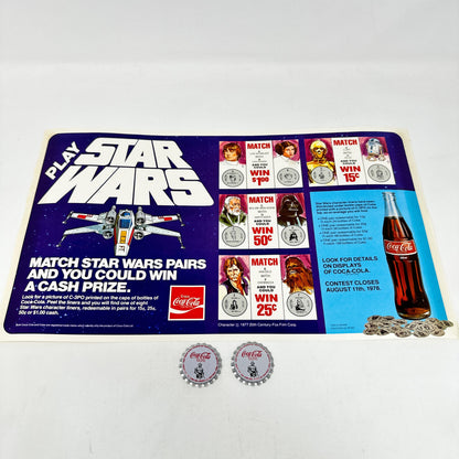 Vintage Coca-Cola Star Wars Non-Toy Coca-Cola Canada Star Wars Store Display Poster (1978)