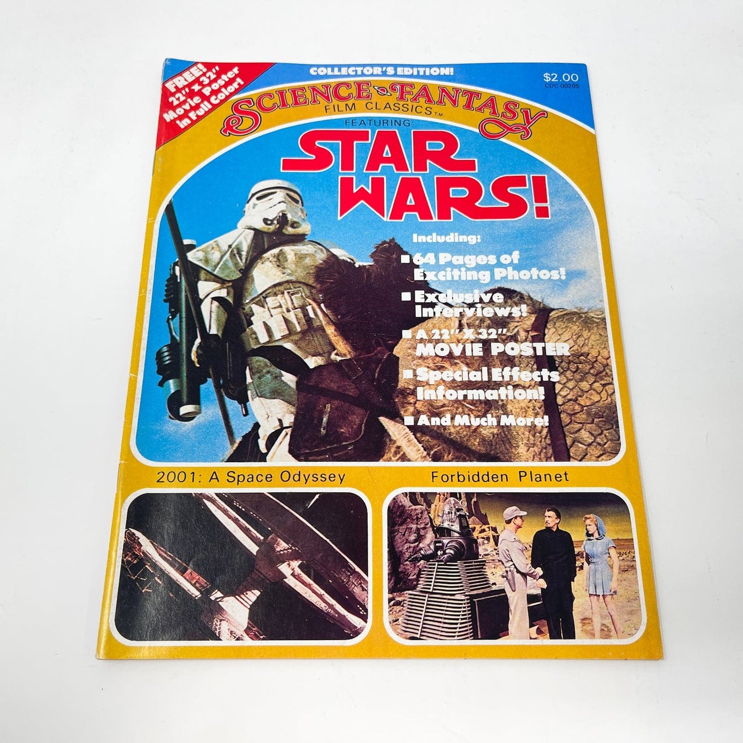 Vintage Cracked Star Wars Non-Toy Science Fantasy Star Wars Magazine (1977)