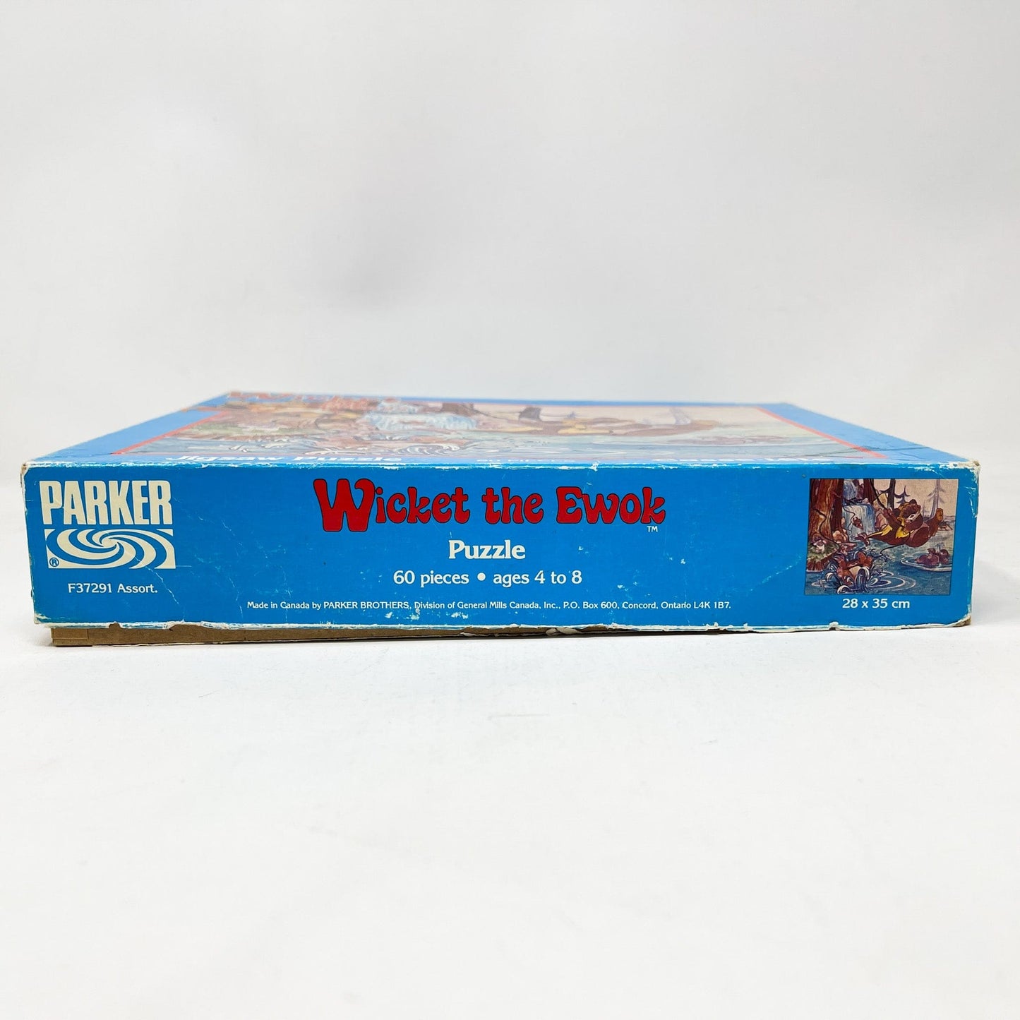 Vintage Craft Master Star Wars Non-Toy Wicket and Friends – Vintage Ewoks Cartoon Puzzle #1 (Canadian, Parker Bros)