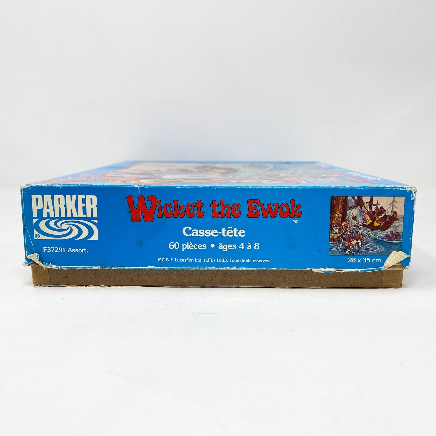 Vintage Craft Master Star Wars Non-Toy Wicket and Friends – Vintage Ewoks Cartoon Puzzle #1 (Canadian, Parker Bros)