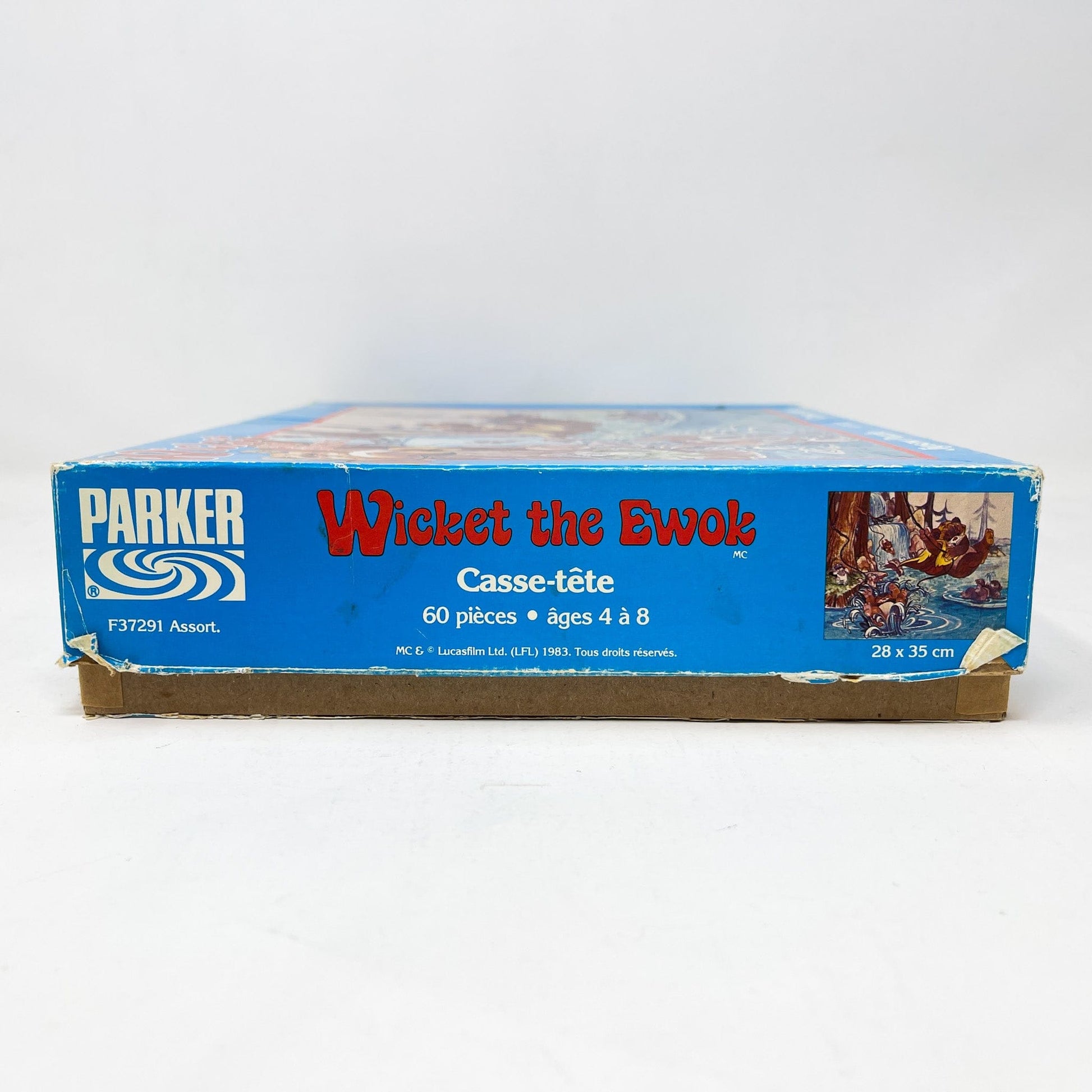 Vintage Craft Master Star Wars Non-Toy Wicket and Friends – Vintage Ewoks Cartoon Puzzle #1 (Canadian, Parker Bros)
