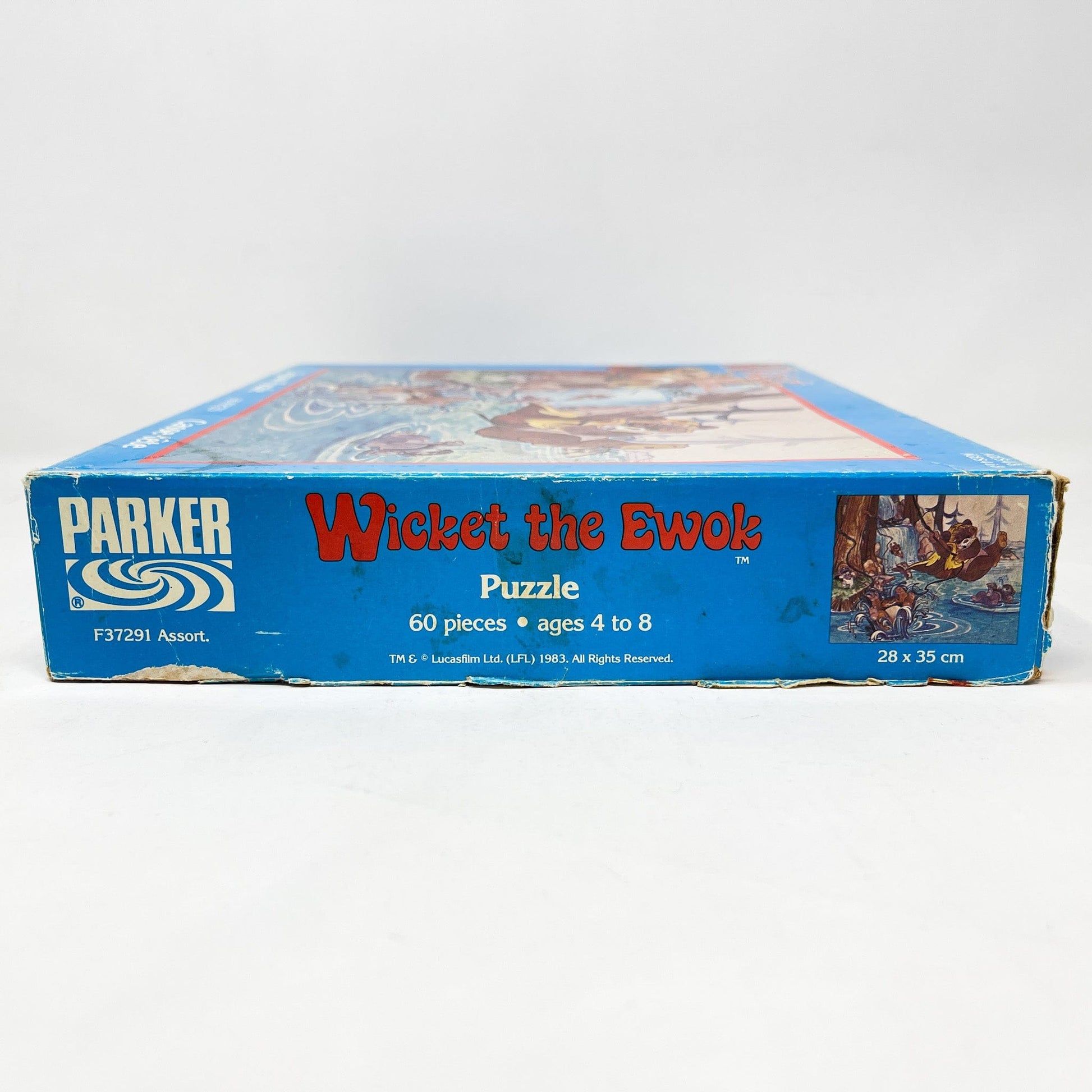 Vintage Craft Master Star Wars Non-Toy Wicket and Friends – Vintage Ewoks Cartoon Puzzle #1 (Canadian, Parker Bros)