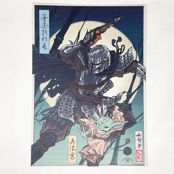 The Mandalorian 浮世絵　ポスター star-wars-disney-ads-star-wars