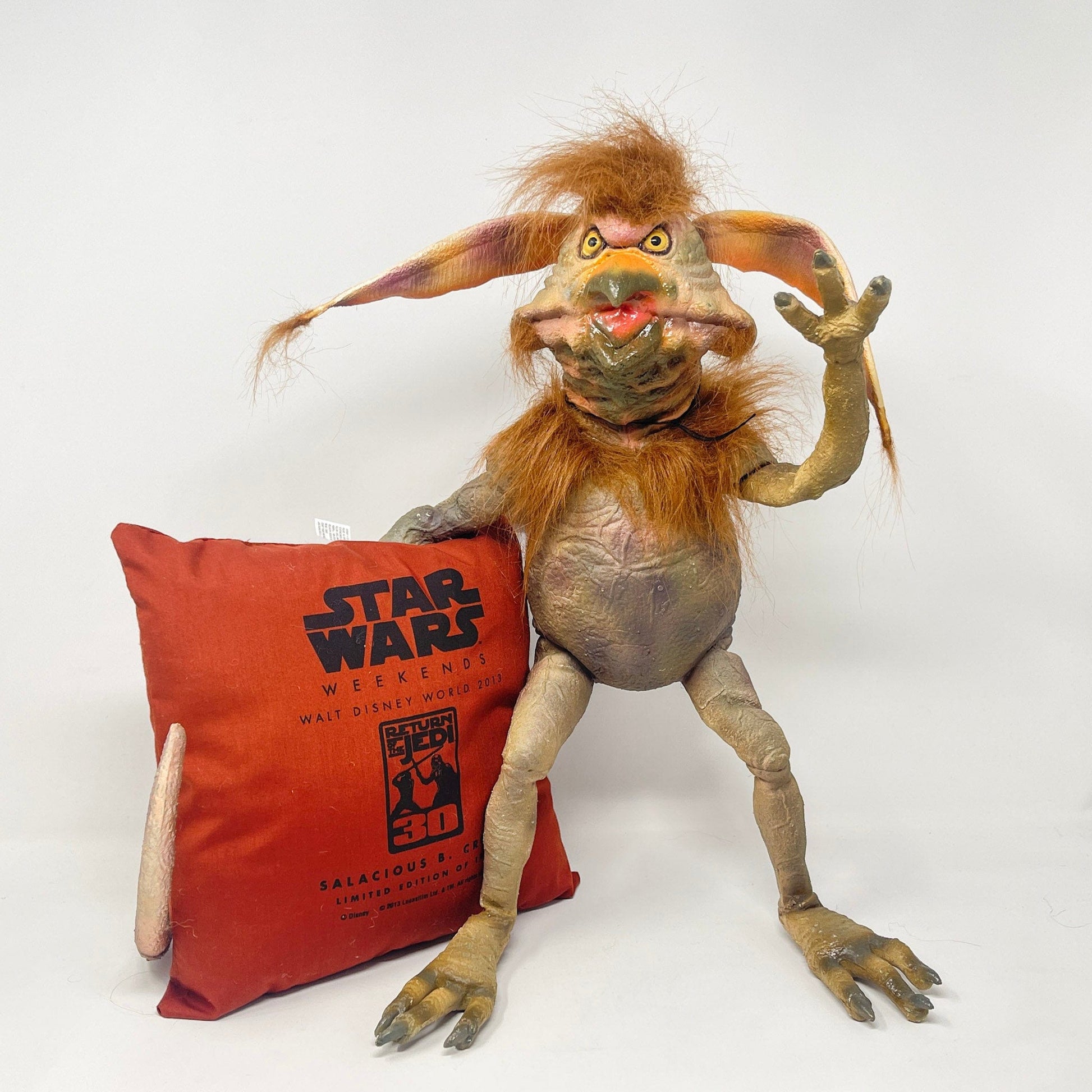 Vintage Disney Star Wars Modern Other Salacious B. Crumb Posable Latex Doll - Disney Star Wars Weekend 2013 STAR TOURS Exclusive