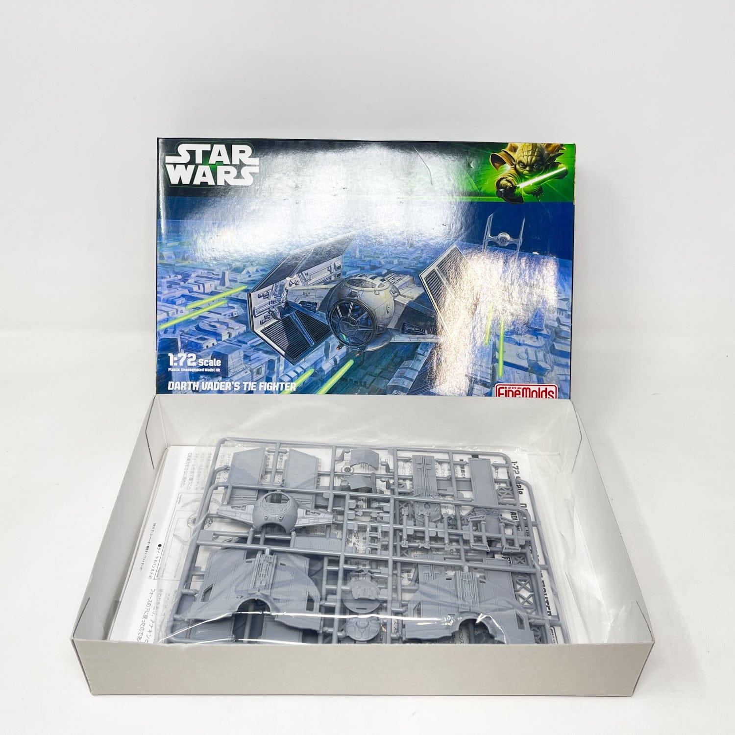 Vintage FineMolds Star Wars Modern Other FineMolds Darth Vader's TIE Fighter (TIE Advanced x1) 1/72 Scale Star Wars Model Kit (2013)