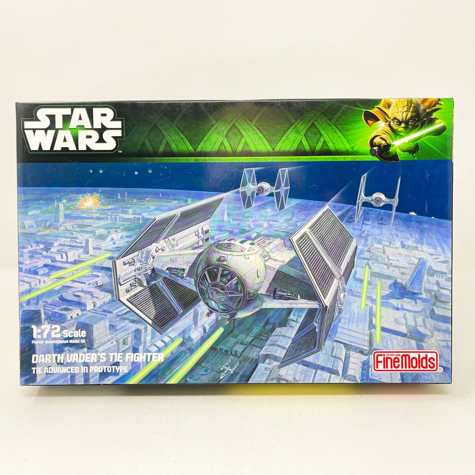 Vintage FineMolds Star Wars Modern Other FineMolds Darth Vader's TIE Fighter (TIE Advanced x1) 1/72 Scale Star Wars Model Kit (2013)