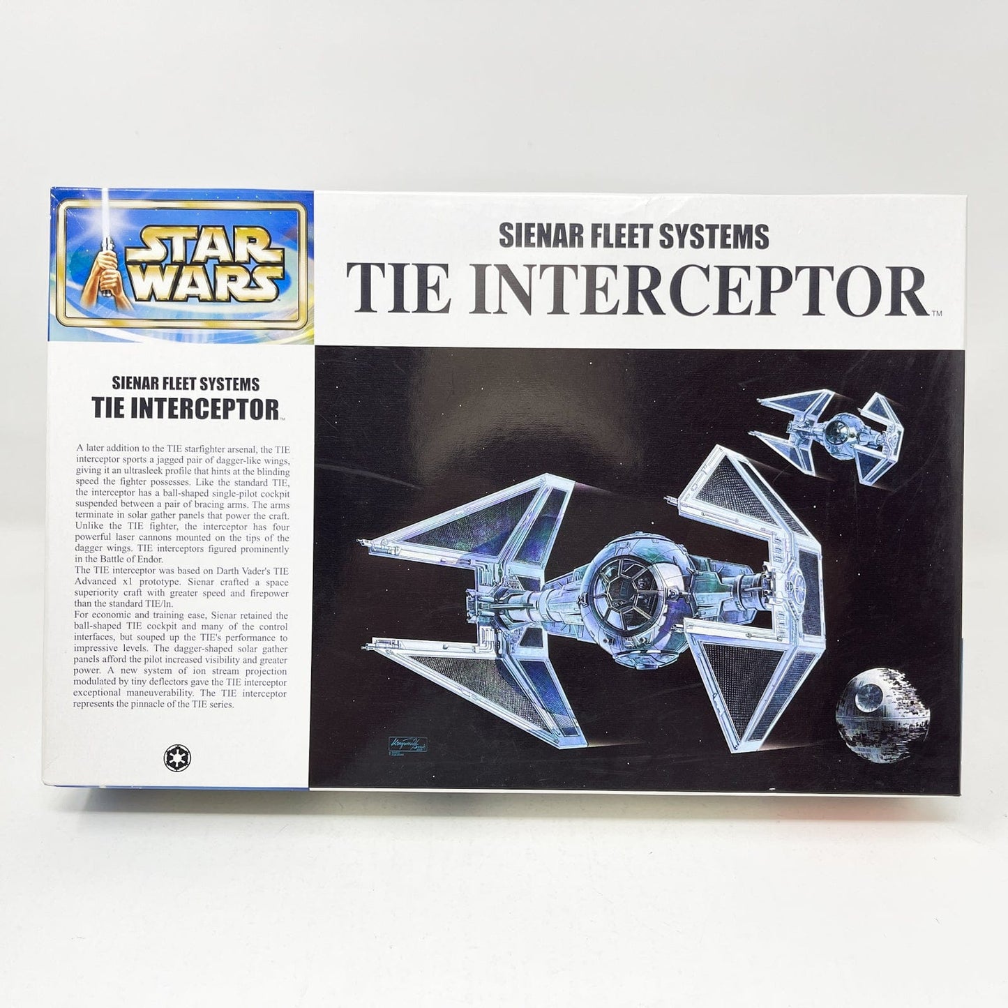 Vintage FineMolds Star Wars Modern Other FineMolds TIE Interceptor 1/72 Scale Star Wars Model Kit (2002)