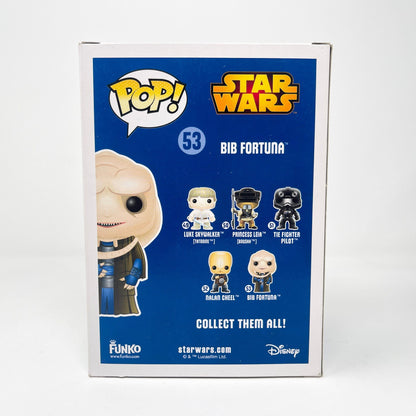 Vintage Funko Star Wars Modern POP Bib Fortuna - Funko POP #53 (Blue Box) Star Wars Bobble-Head