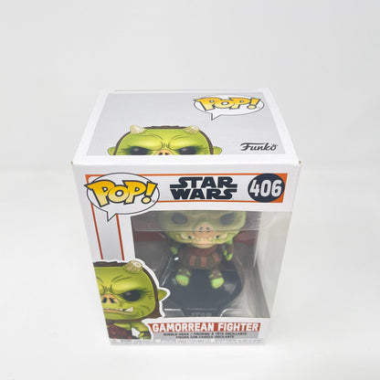 Vintage Funko Star Wars Modern POP Gamorrean Fighter - Funko POP #406 (White Box) Star Wars Bobble-Head