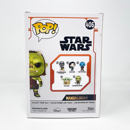 Vintage Funko Star Wars Modern POP Gamorrean Fighter - Funko POP #406 (White Box) Star Wars Bobble-Head