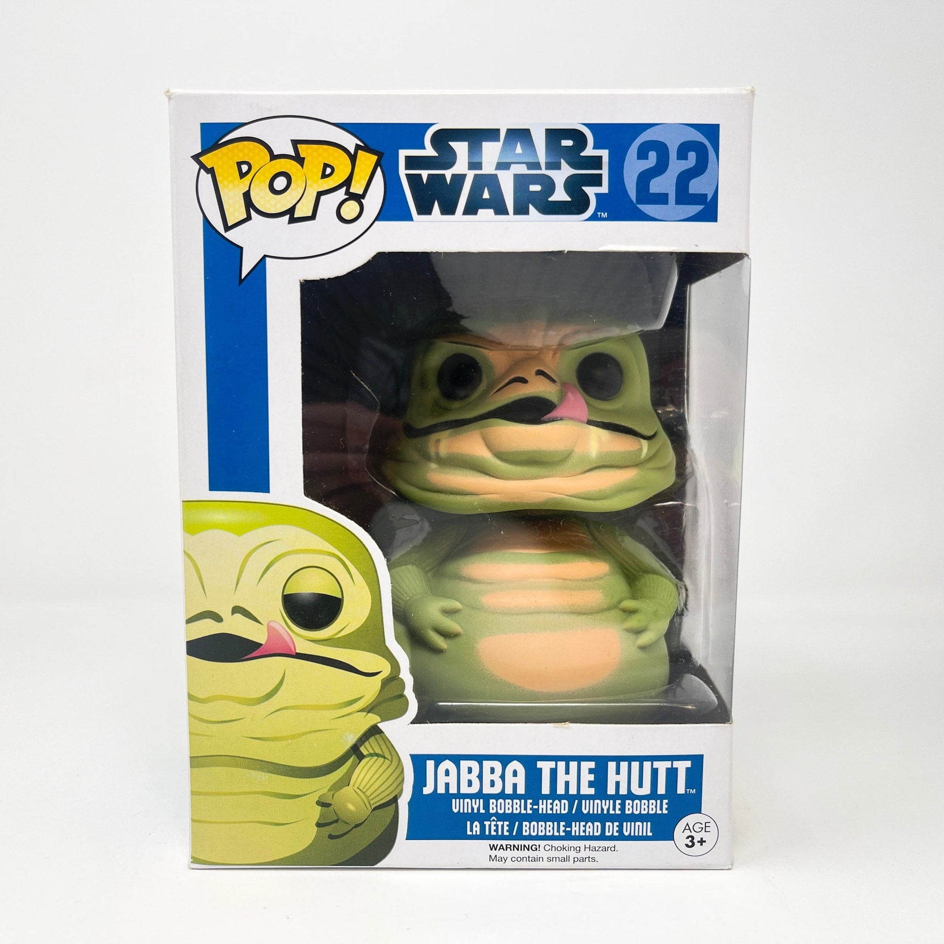 Vintage Funko Star Wars Modern POP Jabba The Hutt - Funko POP #22 (Blue Box) Star Wars Bobble-Head