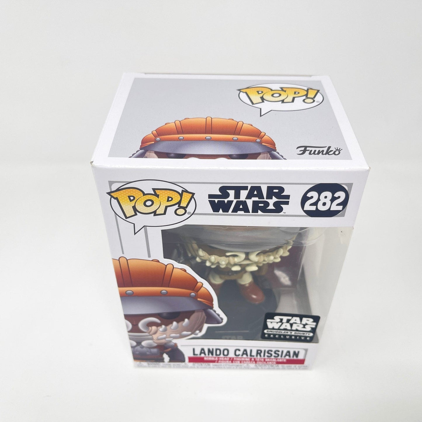 Vintage Funko Star Wars Modern POP Lando Calrissian (Skiff Guard) - Funko POP #282 (White Box) Star Wars Bobble-Head